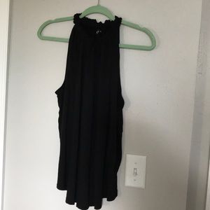 LOFT Sleeveless, Black Tank Top